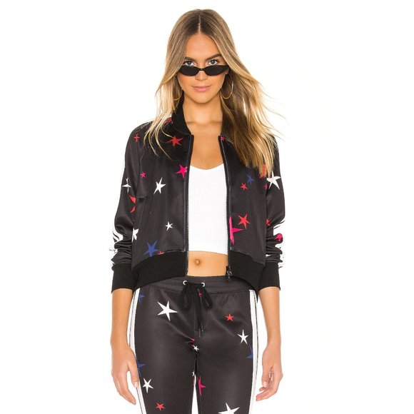 Pam & Gela Star Crop Track Jacket - Picture 2 of 6